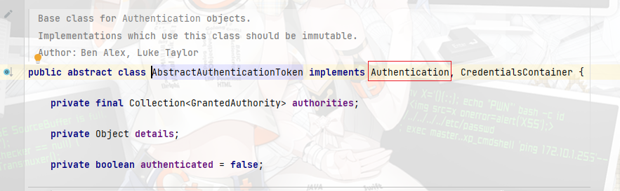 AbstractAuthenticationToken
